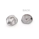 Fém gomb nyomott megjelenés, mérete 26 mm-es - 1 söt nikkel (5 db-os csomagolás) Fém gomb nyomott megjelenés, mérete 26 mm-es - 1 söt nikkel (5 db-os csomagolás)