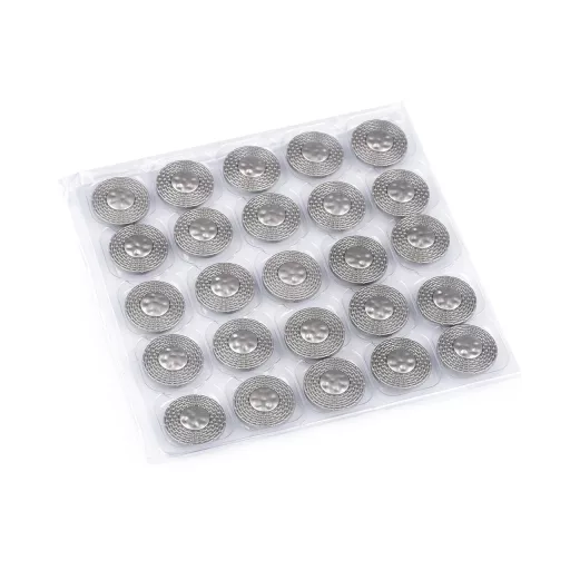 Dizájnos fém gomb 19,2 és 24 mm