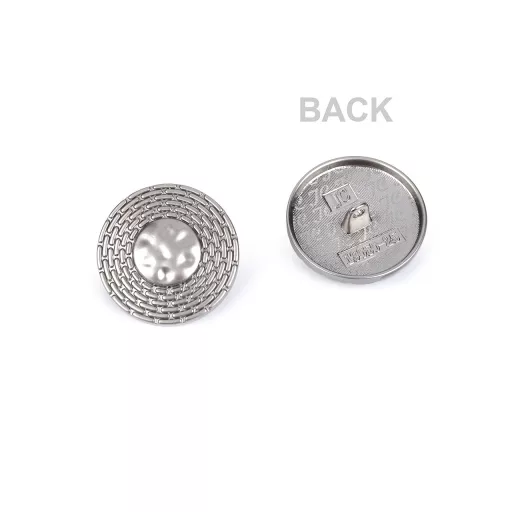 Dizájnos fém gomb 19,2 és 24 mm