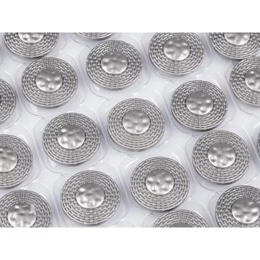 Dizájnos fém gomb 19,2 és 24 mm
