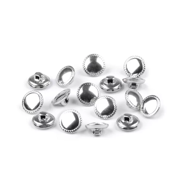 Fém gomb 12,7 mm-es pitykegomb - 1 nikkel (200 db-os csomagolás) Fém gomb 12,7 mm-es pitykegomb - 1 nikkel (200 db-os csomagolás)