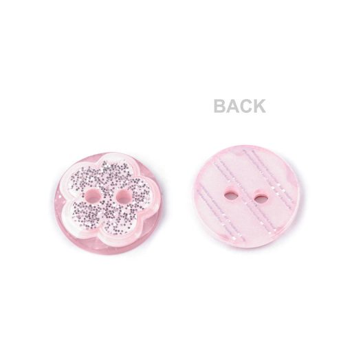 Virág gomb glitterrel mérete 20"