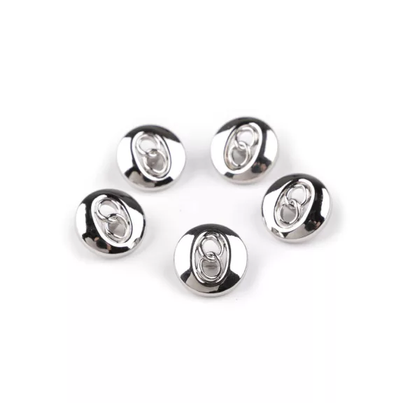 Fém gomb mérete 17,9 és 22,9 mm-es - 1 (28") nikkel (20 db-os csomagolás) Fém gomb mérete 17,9 és 22,9 mm-es - 1 (28") nikkel (20 db-os csomagolás)