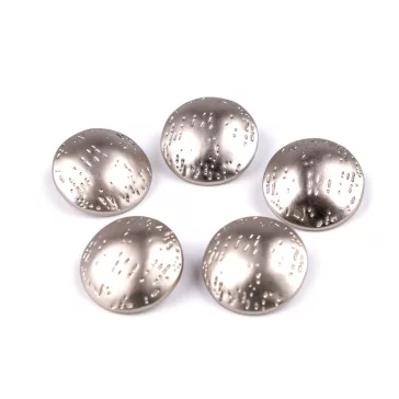   Fém gomb mérete 14,7; 19,6 és 24,6 mm-es - 3 (38") nikkel (20 db-os csomagolás)
