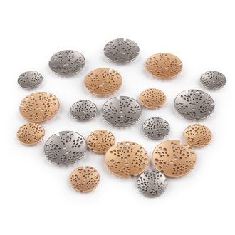 Fém gomb design mérete 32", 48"