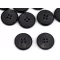 Gomb patinával mérete 24", 28", 32", 36", 40" - 9 (36") fekete (20 db-os csomagolás)