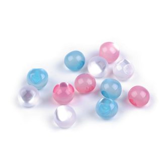 Varrható gyöngy / macskaszem gomb Ø10 mm pitykegomb