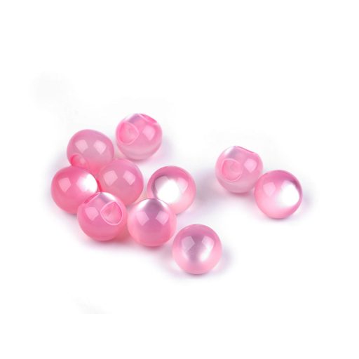 Varrható gyöngy / macskaszem gomb Ø10 mm pitykegomb