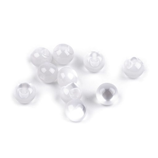 Varrható gyöngy / macskaszem gomb Ø10 mm pitykegomb