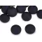 Kabát gomb, zakógomb - bársony hatású 21,8, 25,4 és 30,4 mm - 5 (34") blue dark (25 db-os csomagolás)