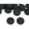 Kabát gomb, zakógomb - bársony hatású 21,8, 25,4 és 30,4 mm - 10 (40") zöld sötét (25 db-os csomagolás)