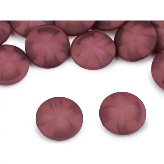 Kabát gomb, zakógomb - bársony hatású 21,8, 25,4 és 30,4 mm - 13 (48") fáradtrózsaszín (25 db-os csomagolás) Kabát gomb, zakógomb - bársony hatású 21,8, 25,4 és 30,4 mm - 13 (48") fáradtrózsaszín (25 db-os csomagolás)