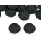 Kabát gomb, zakógomb - bársony hatású 21,8, 25,4 és 30,4 mm - 16 (48") zöld sötét (25 db-os csomagolás)