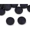 Kabát gomb, zakógomb - bársony hatású 21,8, 25,4 és 30,4 mm - 17 (48") blue dark (25 db-os csomagolás)