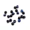 Varrható gyöngy / gomb Ø10 mm - 5 blue dark (20 db-os csomagolás)
