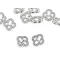 Fém strasszgomb méret 11,5; 15 mm - 1 (18") crystal (10 db-os csomagolás)