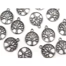 Medál életfa Ø20mm - platina (500 db-os csomagolás) Medál életfa Ø20mm - platina (500 db-os csomagolás)