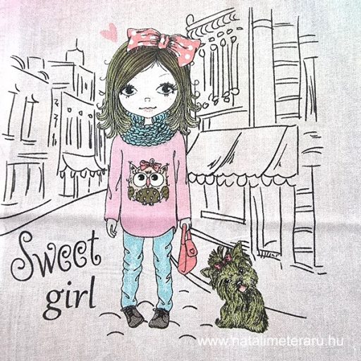 Pamut perkál divatos lányok