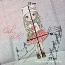 Cotton percale fashionable girls
