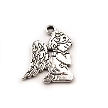   Angyal medál 17x20 mm - platina patinával
130233 210829 130265 130268 130308 (200 db-os csomagolás)