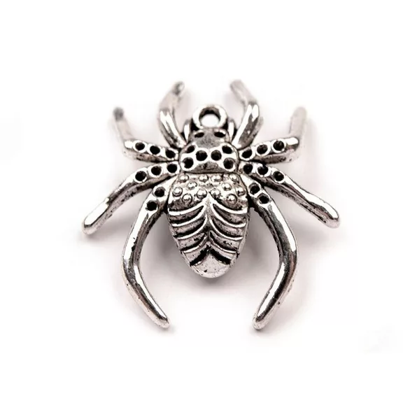 Tibeti fityegő PÓK 25x28 mm - platina (5 db-os csomagolás) Tibeti fityegő PÓK 25x28 mm - platina (5 db-os csomagolás)