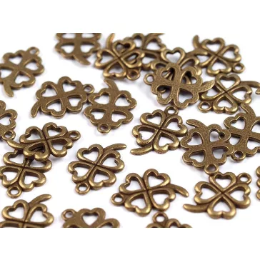   Medál NÉGYÁGÚ LÓHERE 15x21 mm - 1 platina patinával
130233 210829 130265 130268 130308 (25 db-os csomagolás)