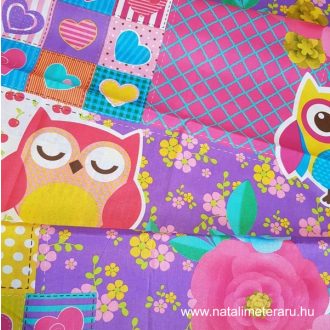 Színes patchwork pamut perkál-finom pamutvászon