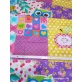 Színes patchwork pamut perkál-finom pamutvászon