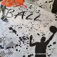 Basketball game cotton percale, 150 cm wide