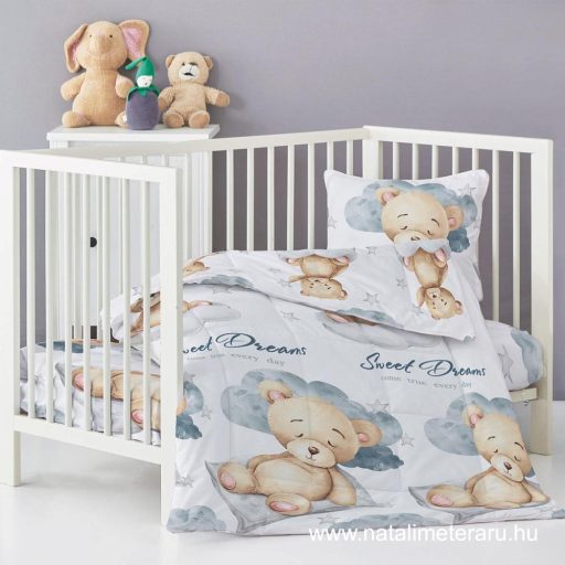 Édes maci designer pamut perkál