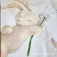 Tiny bunny designer cotton percale
