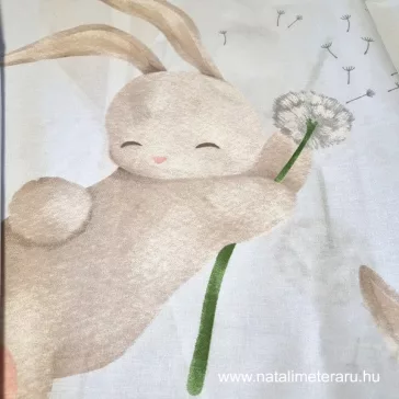 Pici nyuszi designer pamut perkál