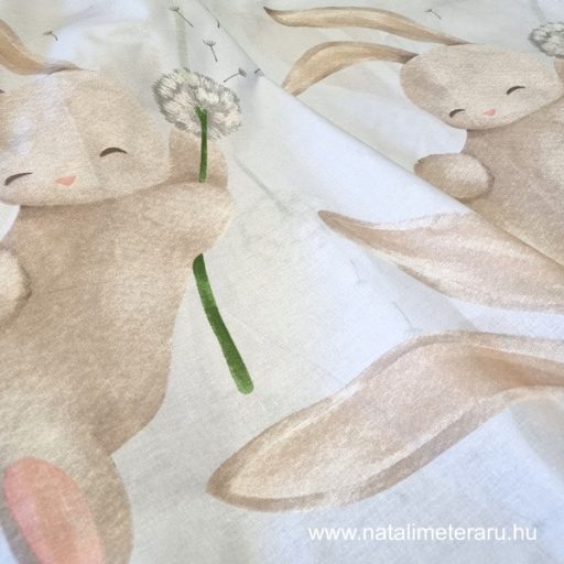 Pici nyuszi designer pamut perkál