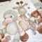 Tiny friends designer cotton percale - 1 metre - last piece