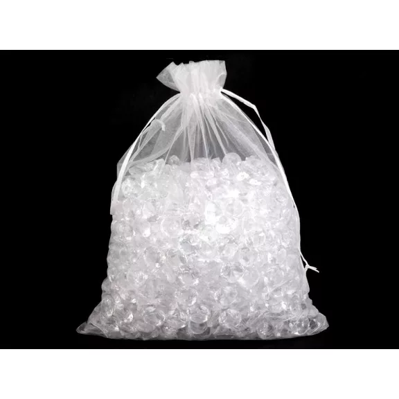 Ajándéktasak 21x29 cm organza - 7 fehér (50 db-os csomagolás) Ajándéktasak 21x29 cm organza - 7 fehér (50 db-os csomagolás)