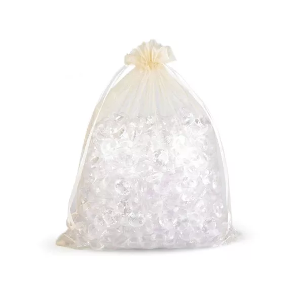 Ajándéktasak 21x29 cm organza - 8 krém világos (10 db-os csomagolás) Ajándéktasak 21x29 cm organza - 8 krém világos (10 db-os csomagolás)