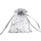 Organza ajándéktasak 9x11 cm - 39 szürke (100 db-os csomagolás)