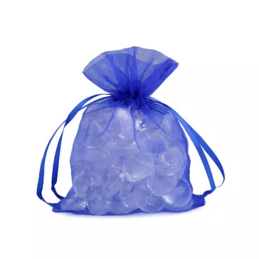   Organza ajándéktasak 9x11 cm - 40 királykék (100 db-os csomagolás)