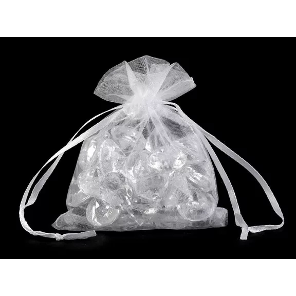 Organza ajándéktasak 9x11 cm - 1 fehér (300 db-os csomagolás) Organza ajándéktasak 9x11 cm - 1 fehér (300 db-os csomagolás)
