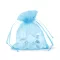 Organza ajándéktasak 9x11 cm - 8 kék gyermeki (100 db-os csomagolás)