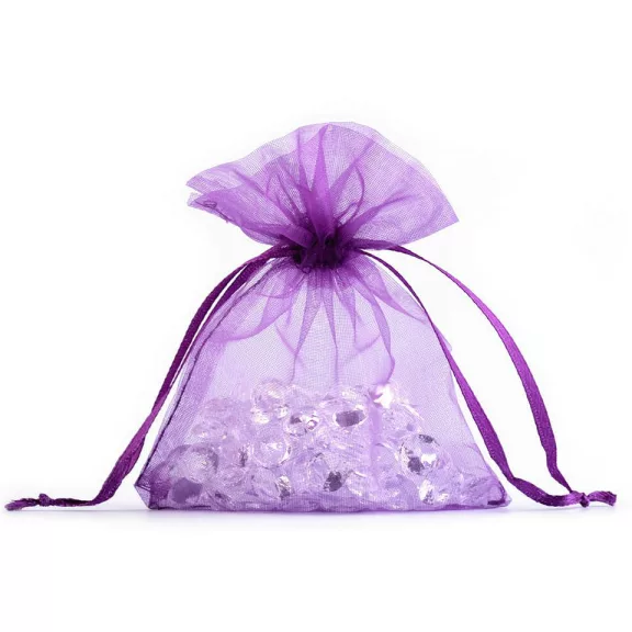 Organza ajándéktasak 9x11 cm - 24 lila (100 db-os csomagolás) Organza ajándéktasak 9x11 cm - 24 lila (100 db-os csomagolás)