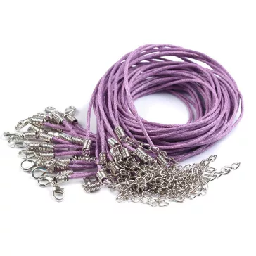   Viaszos zsinór delfinkapoccsal hossza 45 cm - 9 gyöngyszürke (1 db-os csomagolás)