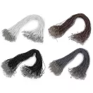 Viaszos zsinór delfinkapoccsal hossza 45 cm - 9 gyöngyszürke (20 db-os csomagolás) Viaszos zsinór delfinkapoccsal hossza 45 cm - 9 gyöngyszürke (20 db-os csomagolás)
