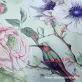 Prémium pamutvászon 220 cm széles - Virágok és kolibrik
