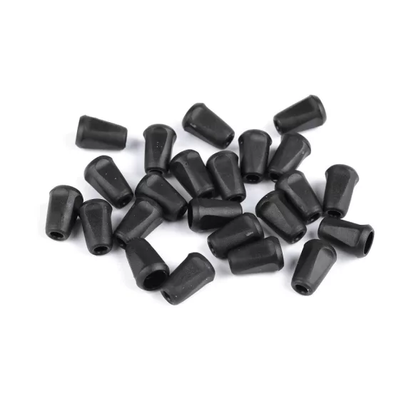 Műanyag zsinórvég 12x17 mm szögletes - 332 fekete (200 db-os csomagolás) Műanyag zsinórvég 12x17 mm szögletes - 332 fekete (200 db-os csomagolás)