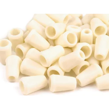   Műanyag zsinórvég 12x17 mm szögletes - 332 fekete (600 db-os csomagolás)