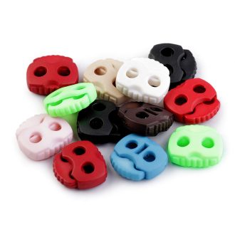 Rugós, zsinór szabályozó, zsinórvég 20x20 mm malacka