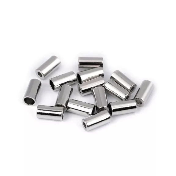 Fém zsinórvég Ø3,5 mm, Ø5,5 mm - 1 (Ø3,5 mm) nikkel (4 db-os csomagolás) Fém zsinórvég Ø3,5 mm, Ø5,5 mm - 1 (Ø3,5 mm) nikkel (4 db-os csomagolás)