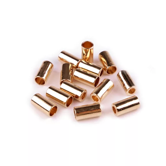 Fém zsinórvég Ø3,5 mm, Ø5,5 mm - 2 (Ø3,5 mm) rózsaarany (200 db-os csomagolás) Fém zsinórvég Ø3,5 mm, Ø5,5 mm - 2 (Ø3,5 mm) rózsaarany (200 db-os csomagolás)