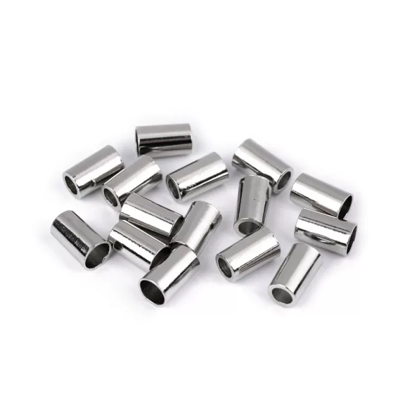 Fém zsinórvég Ø3,5 mm, Ø5,5 mm - 4 (Ø5,5 mm) nikkel (200 db-os csomagolás) Fém zsinórvég Ø3,5 mm, Ø5,5 mm - 4 (Ø5,5 mm) nikkel (200 db-os csomagolás)